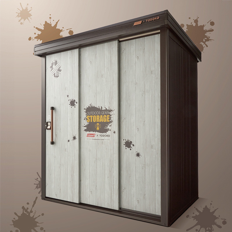 ヨド物置 エルモ Colemanモデル 積雪型 標準高タイプ LMDS-1811-CM/BR