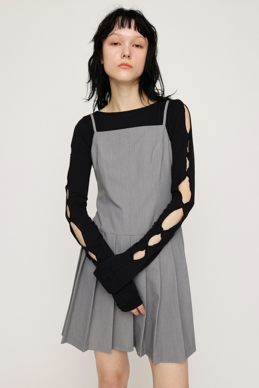 SLY | PLEATS CAMI ショートワンピース (ワンピース(ミニ・ミディアム