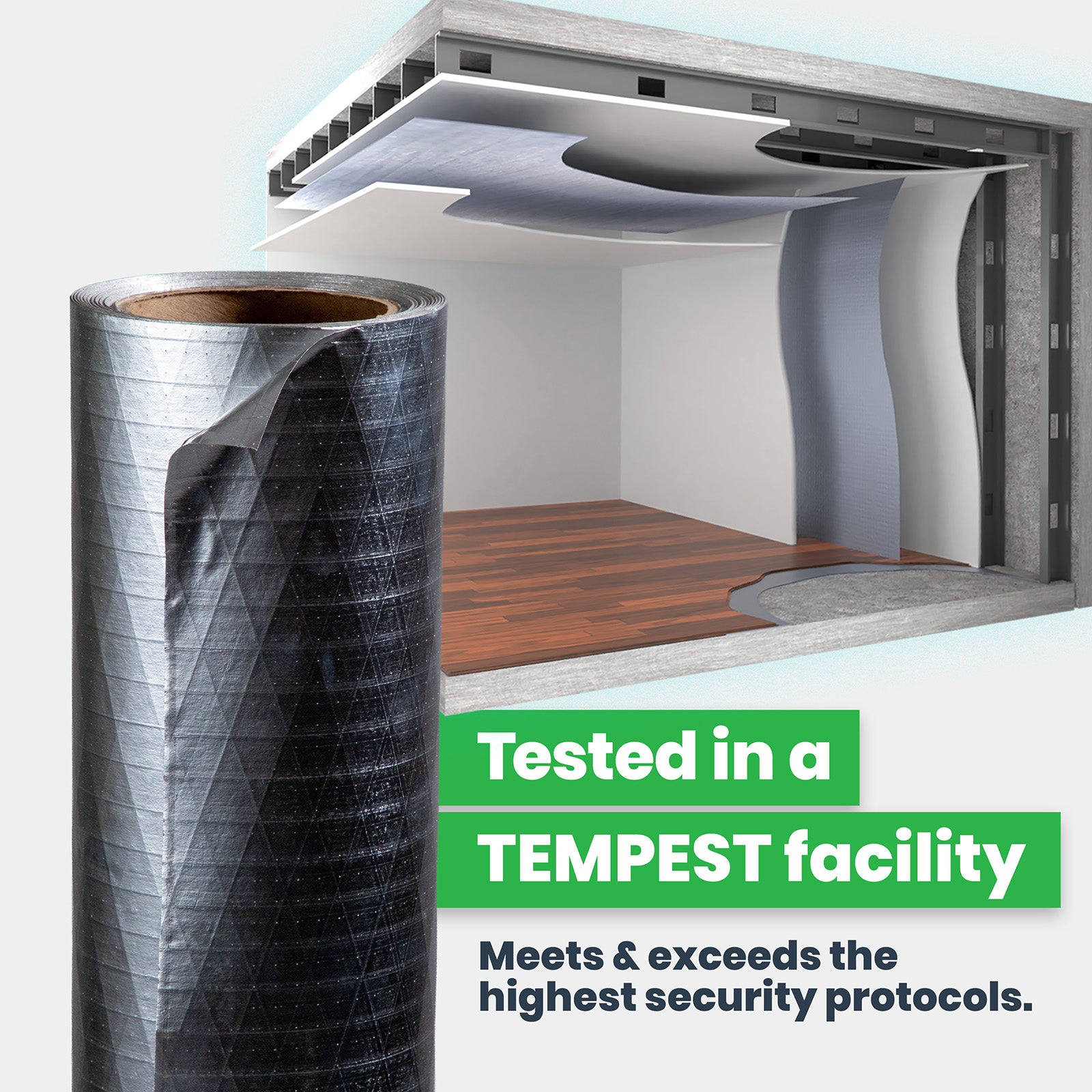 Fi-Foil RF Shield SCIF Barrier - Solid, 4' x 250' (1,000 sq ft