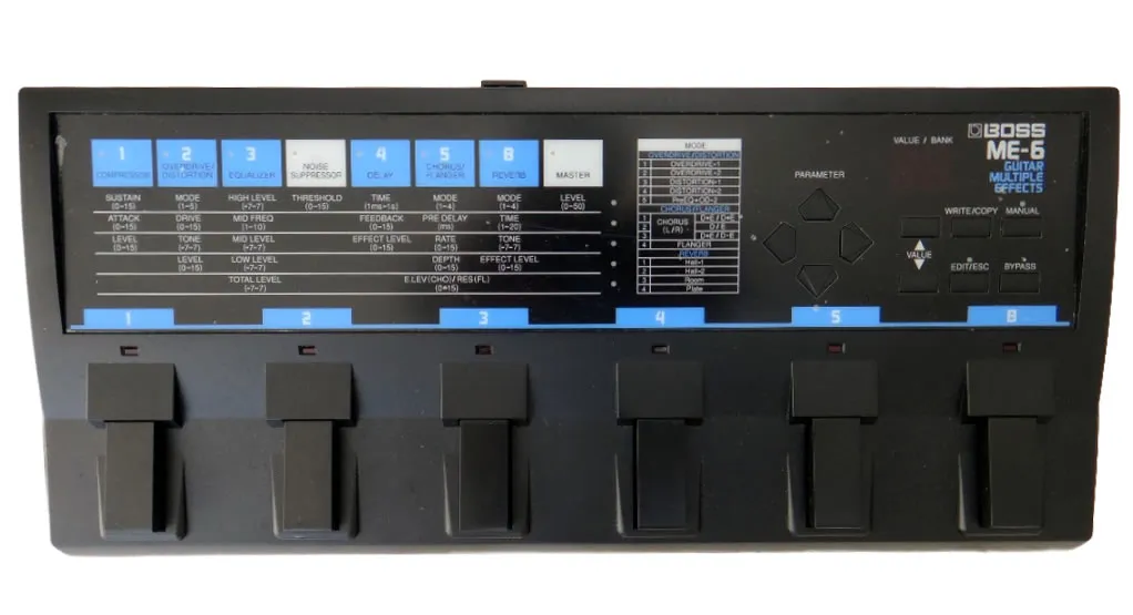 なつかし楽器道場'92年 マルチエフェクター「BOSS ME-6」- e楽器屋.com