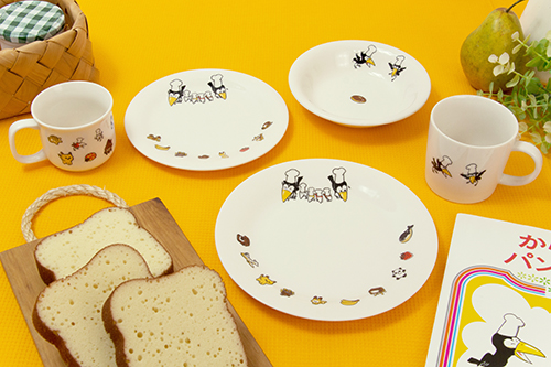 からすのパンやさん フルーツ皿 | 絵本ナビ | グッズ・通販