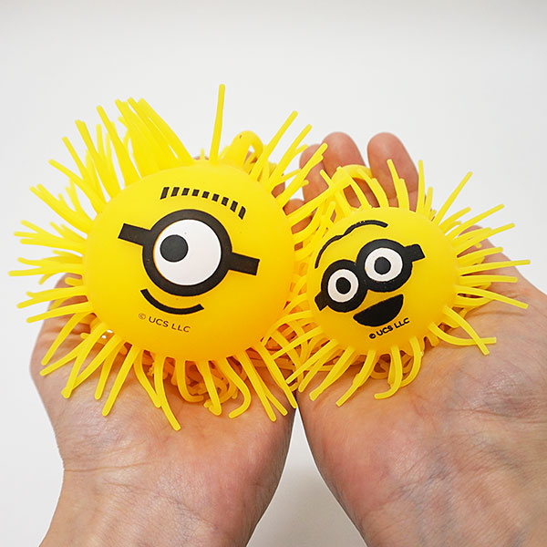 光るミニオンズもじゃもじゃヨーヨーBIGサイズ14個+予備2個と光る