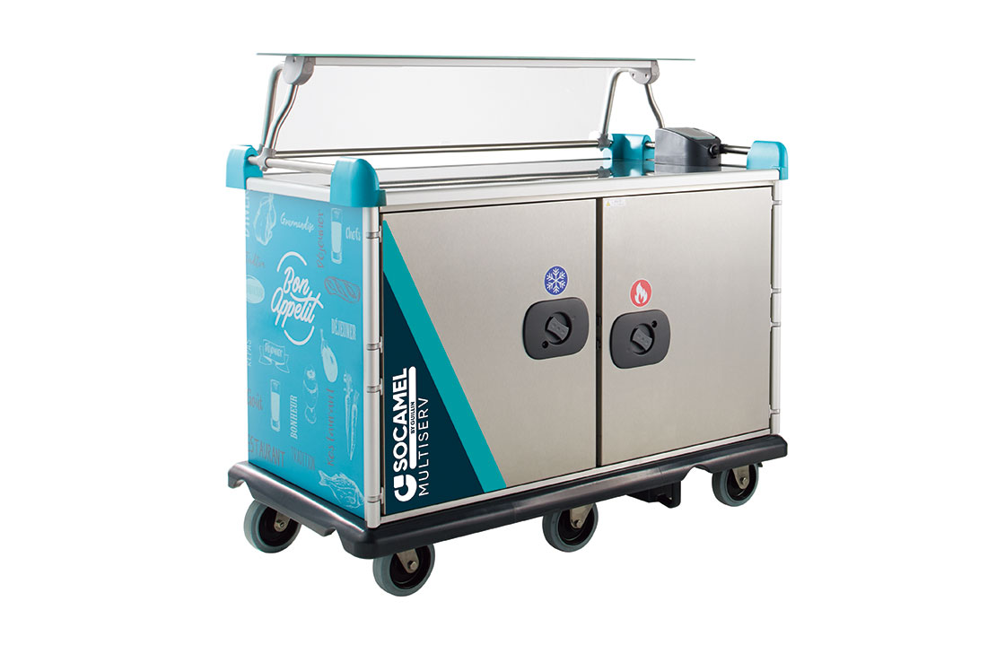 再加熱ワゴン「マルチサーブ」｜ 製品紹介 ｜ エレクター株式会社