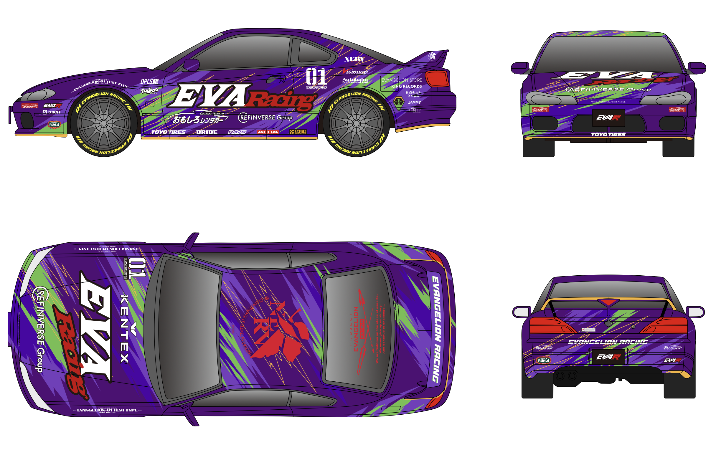 エヴァンゲリオンレーシング「NISMO FESTIVAL at FUJI SPEEDWAY 2024