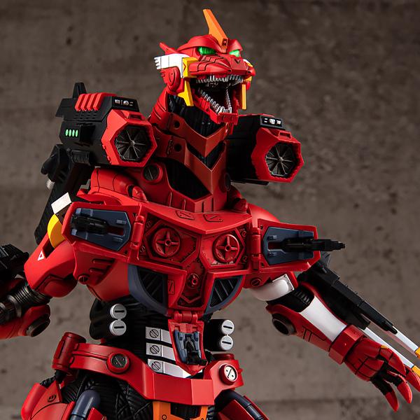 ゴジラ対エヴァ３式機龍<改> エヴァ2号機カラーVer.プラモデル（アオシマ） EVA GLOBAL】ゴジラ対エヴァ3式機龍<改> エヴァ2号機カラーVer