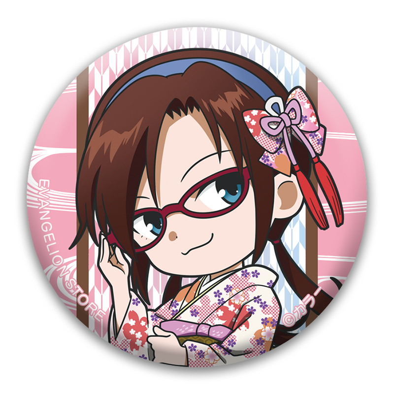 EVA STOREオリジナル 缶バッジセット/晴れ着デフォルメ: グッズ・雑貨