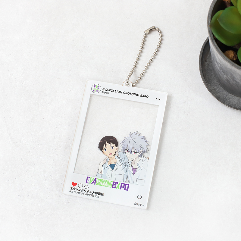 エヴァンゲリオン大博覧会】SNS風アクリルキーホルダー (シンジ&カヲル