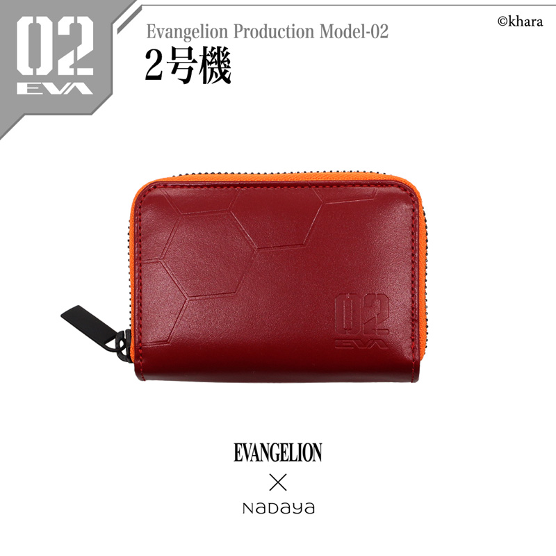 EVANGELION×NADAYA】エヴァンゲリオン ラウンドファスナーマルチケース