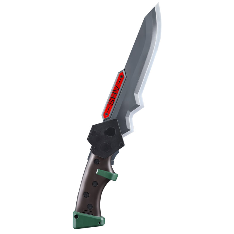 プログレッシブナイフ PKN-01C」全長約34cm/発光・音声ギミック付