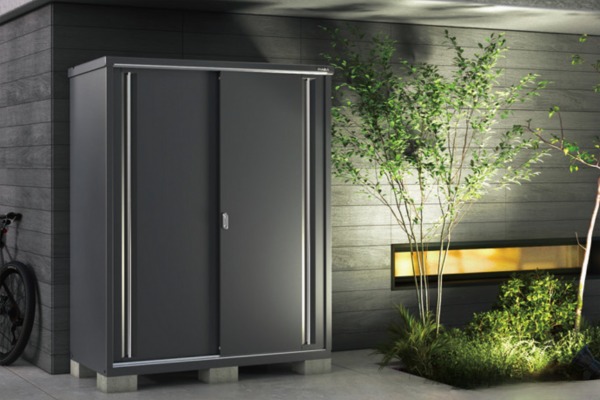 イナバ物置 収納庫 シンプリー フランネルグレー 大型物置 間口 1740mm