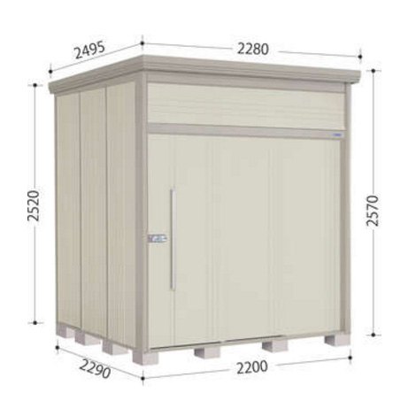タクボ物置JN-2222(高天井タイプ 背面・側面棚付き) - エクステリア