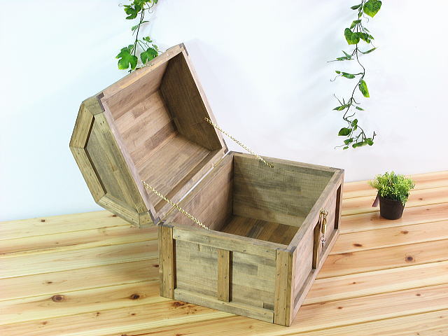 タイムカプセル・大きな海賊宝箱の販売 - 木製雑貨の専門店F-RAISE