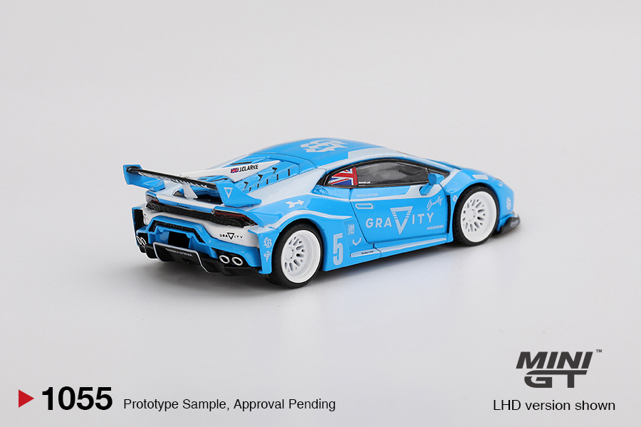 Mini GT 1/64 LB Works Lamborghini Huracan GT Gravity Blue