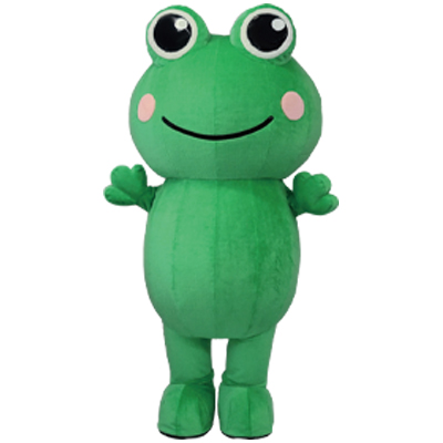 エアー着ぐるみ かえるちゃん | 着ぐるみの製作やレンタル・エアー