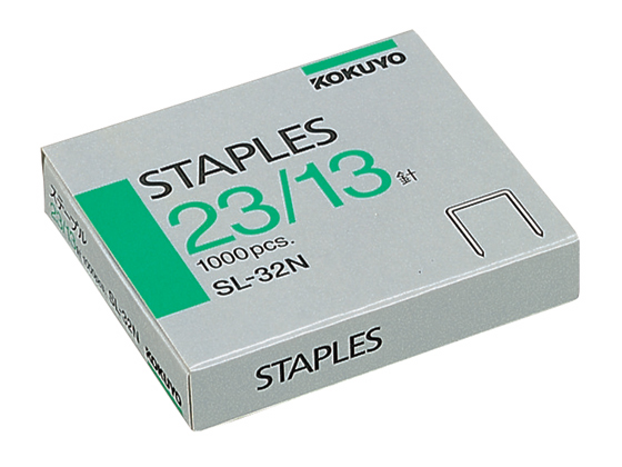 コクヨ ステープル 23／13号(13mm足) 1000本 SL-32N 通販【フォレスト