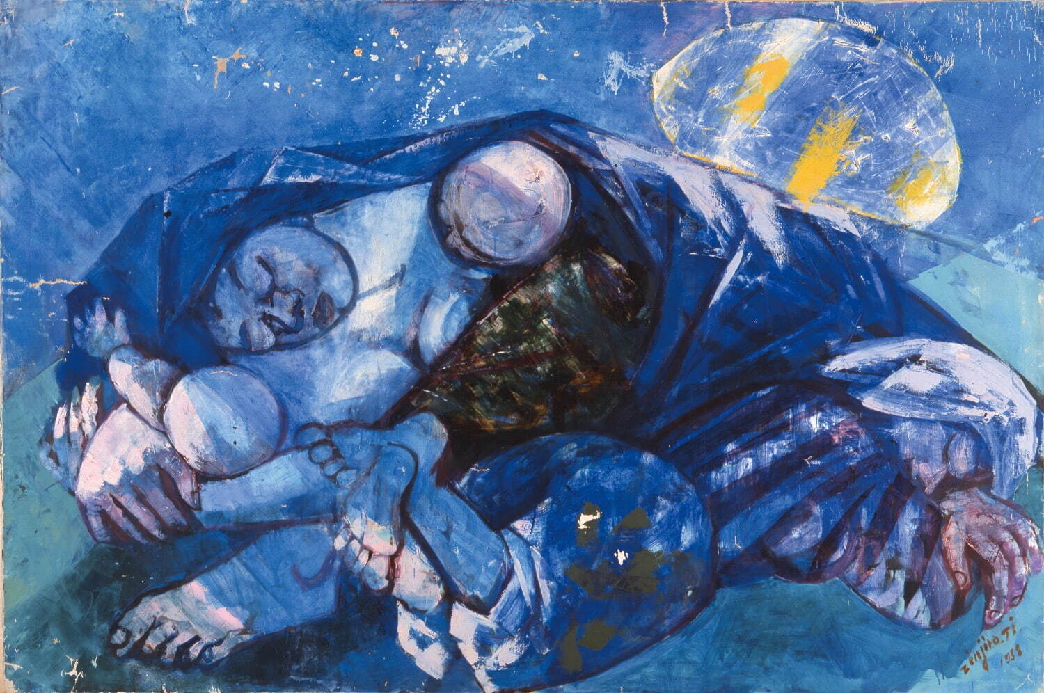 展覧会「近岡善次郎 聖なるイメージ」山形美術館で、母子像や日本の