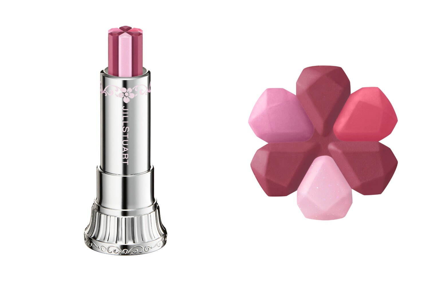 ジルスチュアート「花束リップ」“まるでブーケ”な24年夏限定色、パール