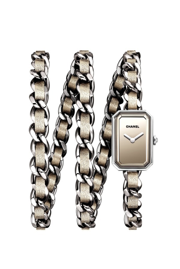 シャネルの人気ウォッチ「プルミエール」新作、シャンパンゴールドの