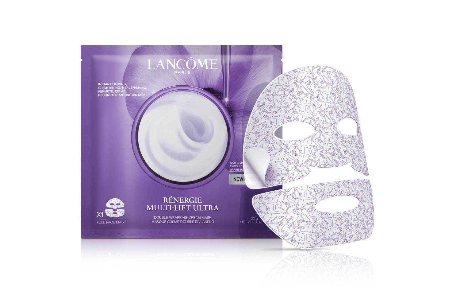 ランコム“クリームテクスチャー”の新感覚シートマスク、「レネルジー