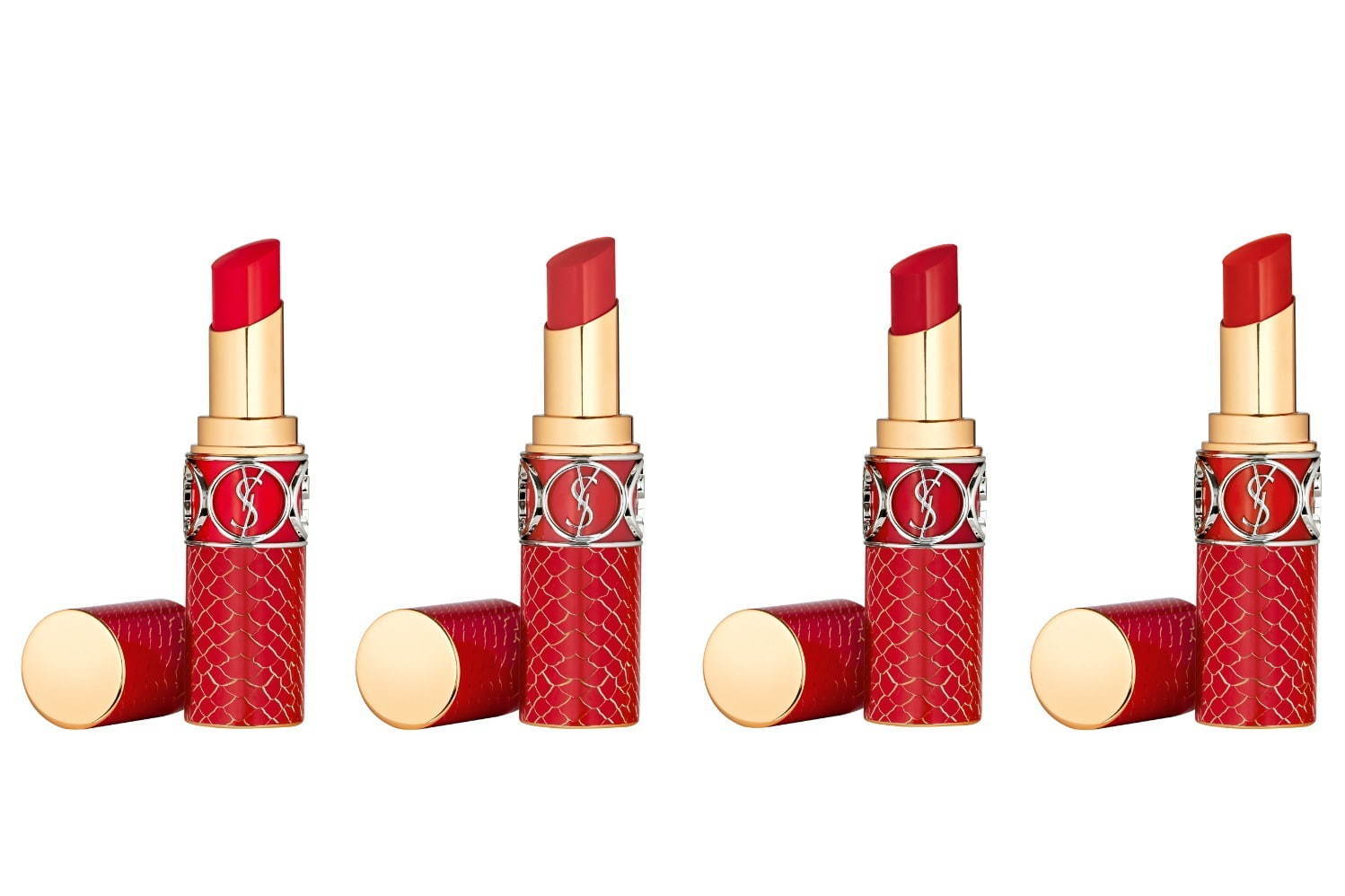 イヴ・サンローラン「パイソン」モチーフの限定リップ、艶やマットの
