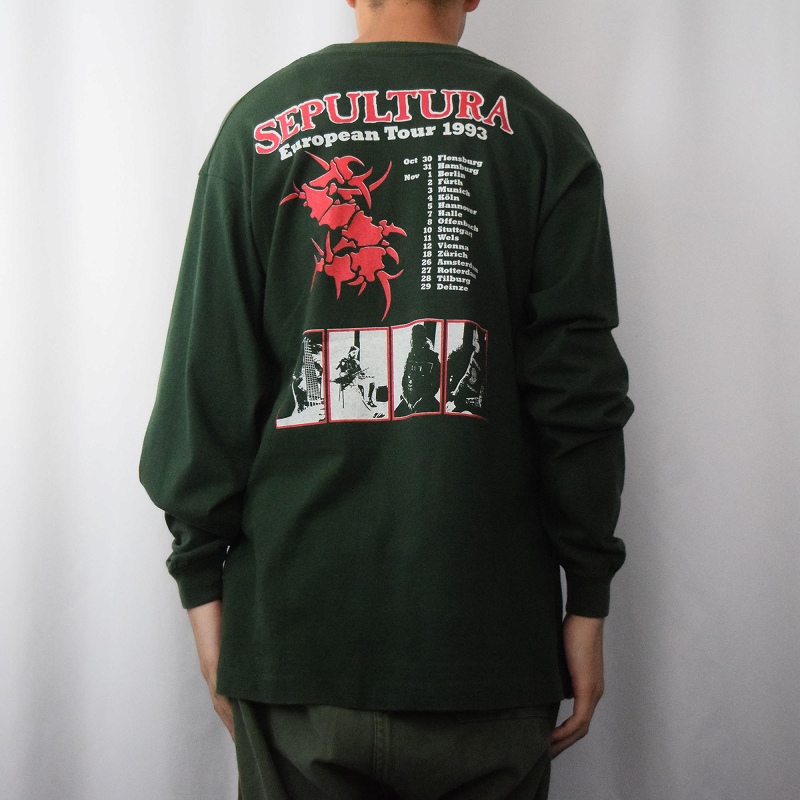 90年代 90s セパルトゥラ 長袖 バンT ミュージック 音楽 | ビンテージ