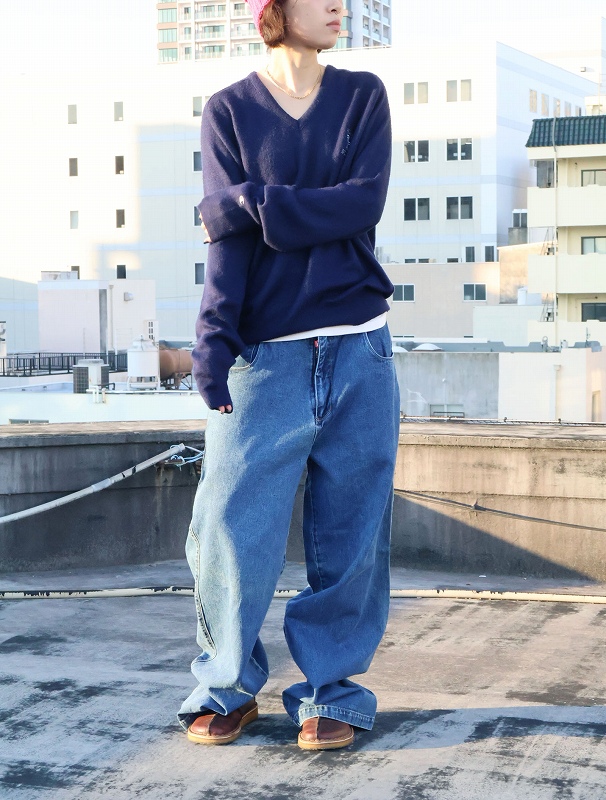 90年代 90s チャンピオン アメリカ製 紺 ネイビー| ビンテージ古着屋