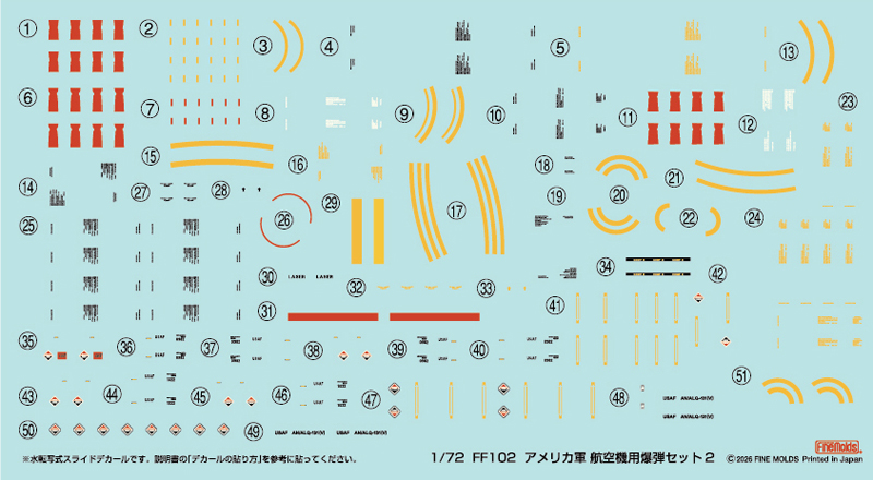 ファイモールド_米軍 航空機用爆弾セット2