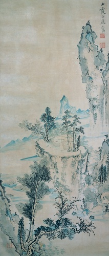 溪上高隠図 | 池大雅 | 収蔵品詳細 | 作品を知る | 東京富士美術館