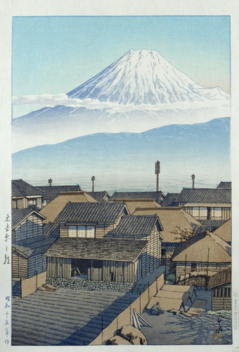 元吉原之朝（「東海道風景選集」より） | 川瀬巴水 | 収蔵品詳細