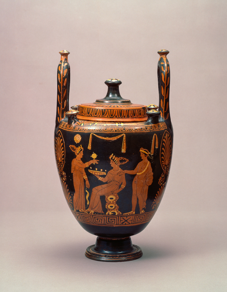 赤絵手レカネ | ギリシア、アッチカ地方 | 収蔵品詳細 | 作品を知る