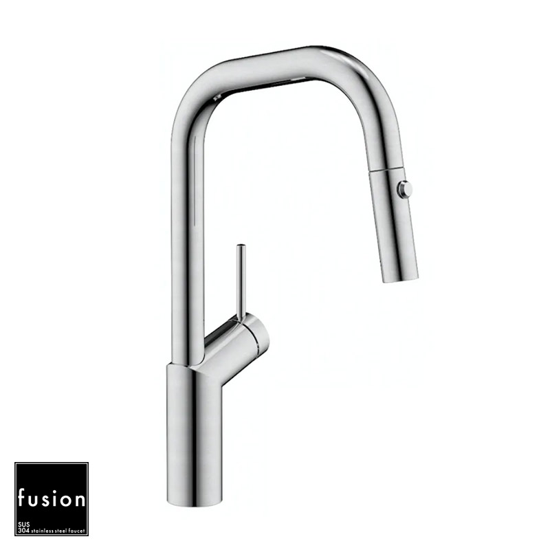 キッチン用水栓｜[fusion] ステンレス製水栓金具