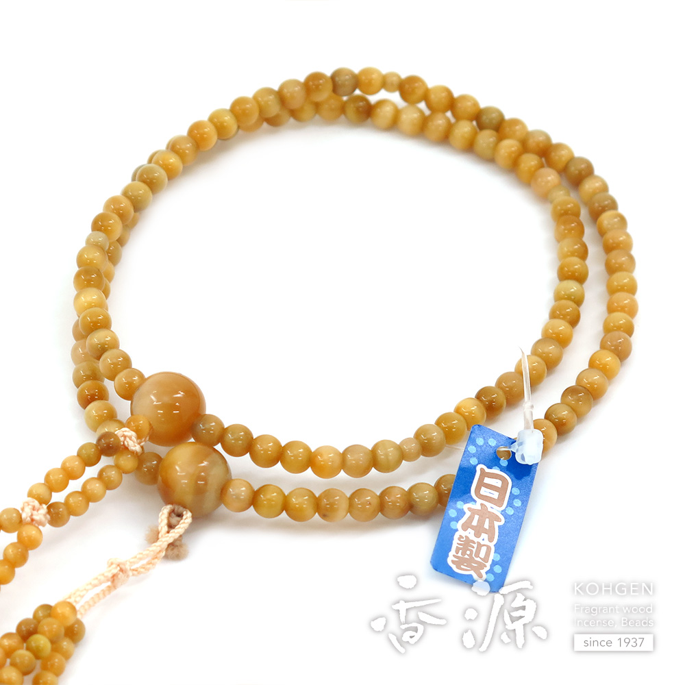 女性用のお数珠 白虎目石 日蓮宗 8寸法華 共仕立て 限定品の通販 - お
