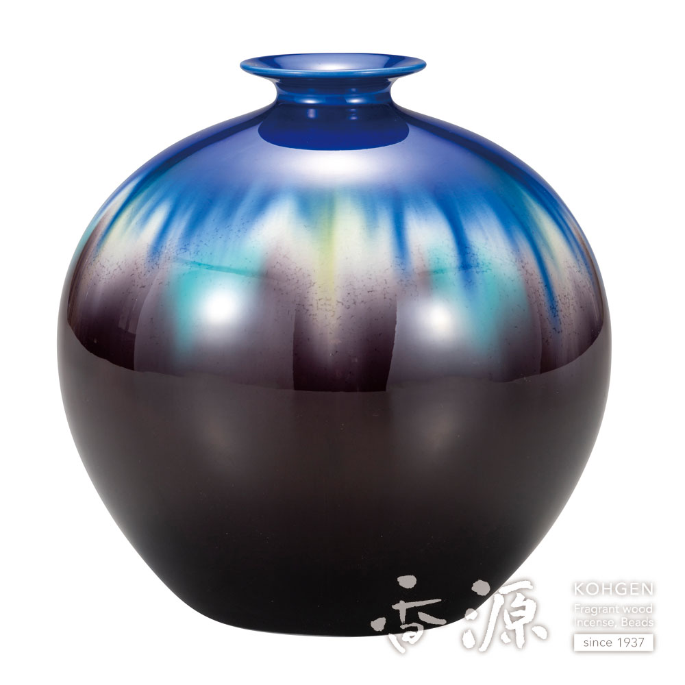 九谷焼 6号花瓶 釉彩 博峰窯の通販 - お香専門店香源