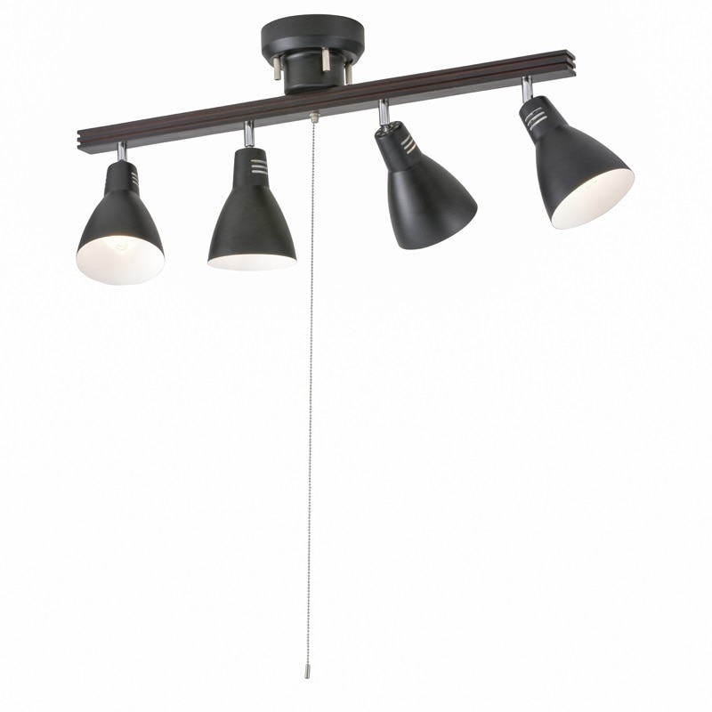 4灯シーリングライト（K） YN40AW－K ブラック の通販