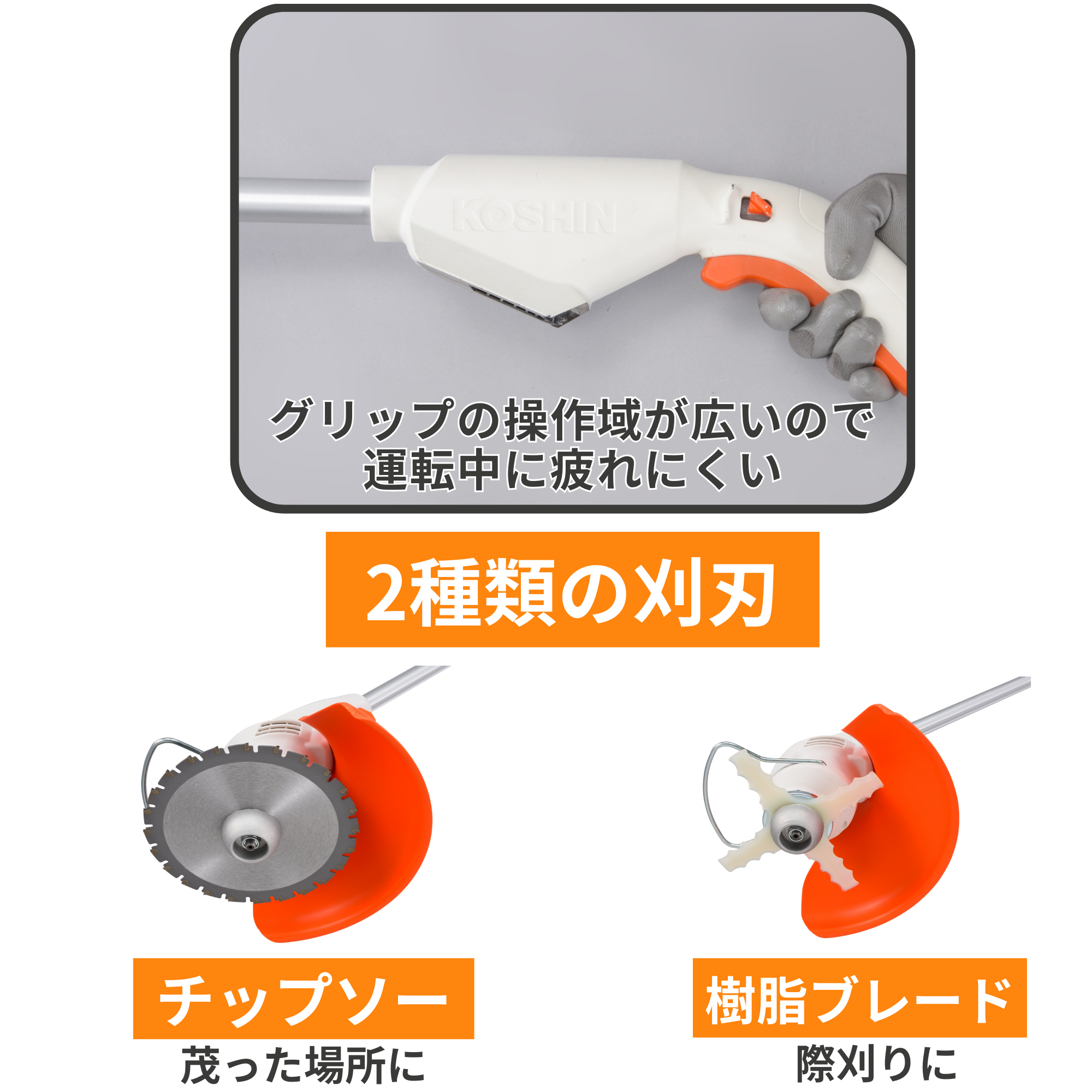 充電式草刈機(SGC-180-AAA-0) SGC-180 | 株式会社工進【公式】
