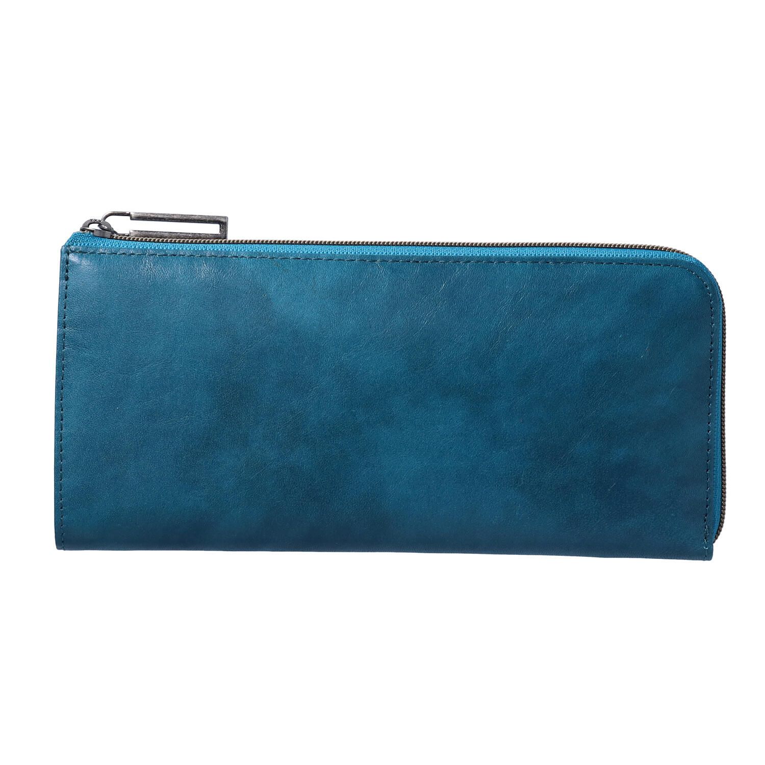 大理石柄 軽量 牛革 L字ファスナー 長財布 | エールック株式会社