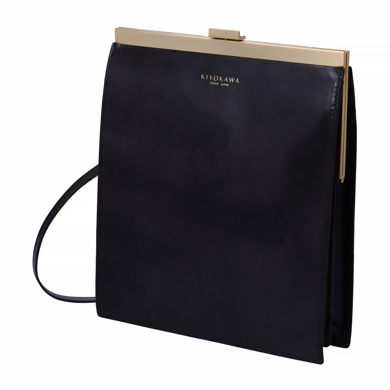 がま口 牛革 口金式 2WAY ショルダーバッグ | 有限会社 清川商店