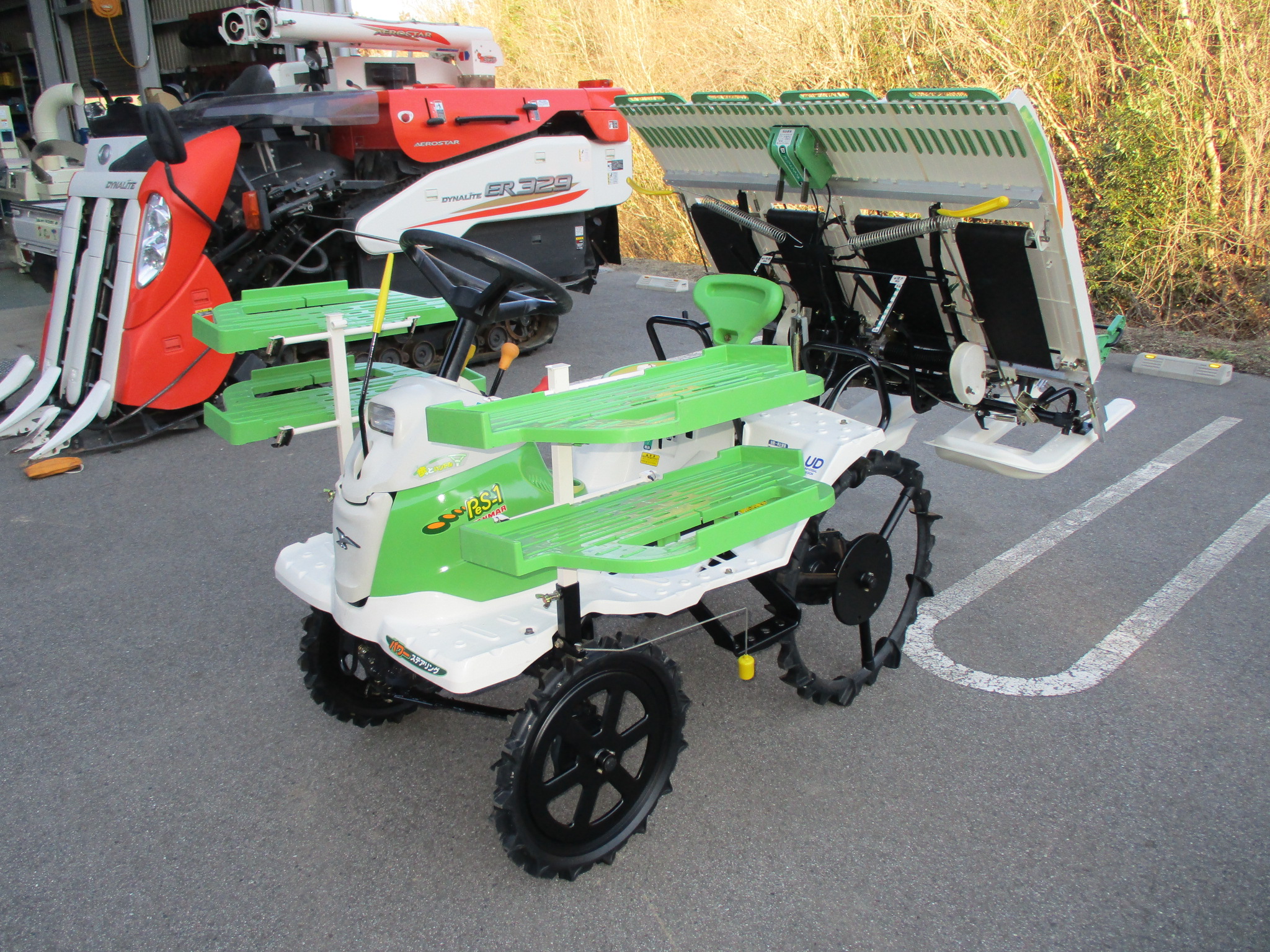 ヤンマー 田植機 PeS-1 2.9Kw 4条植 クランク パワステ リコイル