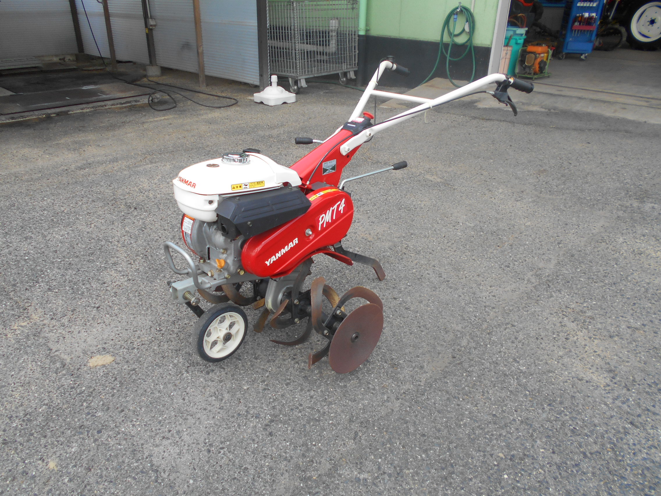 ヤンマー 管理機 PMT4 3.6ps 移動輪付 家庭菜園 中古 広島 かわかく