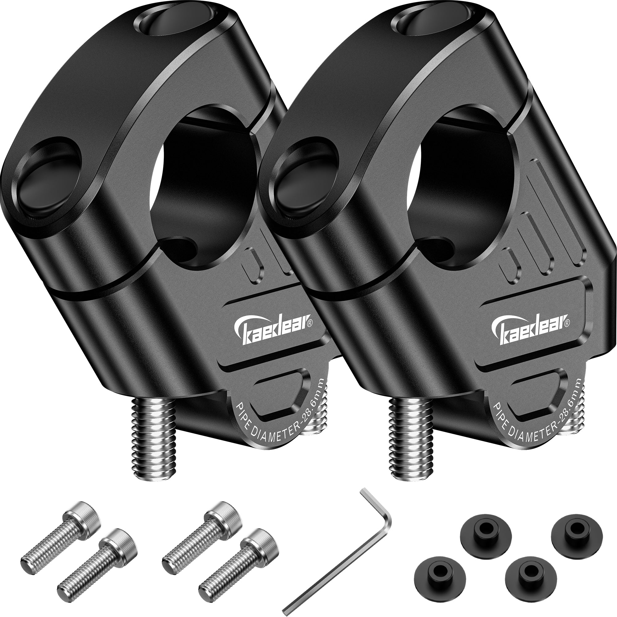 快適ポジションを実現するCNCアルミ製プルバックライザー｜ハンドル