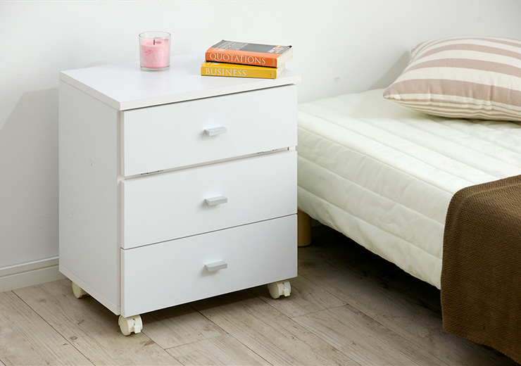 完成品 コンパクト ドレッサー FIGO(フィーゴ) ミラー付の通販情報