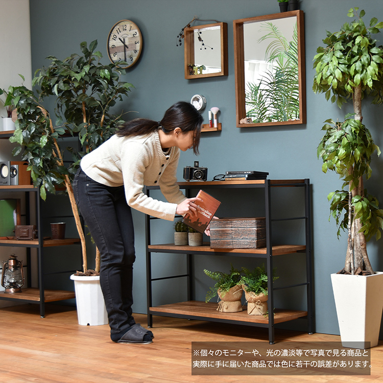 オープンラック 3段ラック 幅90 ZAGA シェルフ 収納棚の通販情報