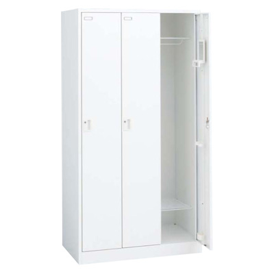 4573FZ-ZA75 カギ付き 3人用ロッカー ネオホワイト｜オフィス家具R