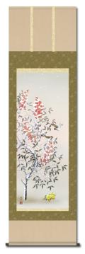 厳岳深閑（冬） 伊藤渓山（三美会） 尺五【大特価】！ 山水画 - 掛け軸