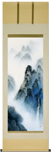 彩色山水 中川幸彦 尺五立 【特価 】[受注製作品 納期約三ヶ月