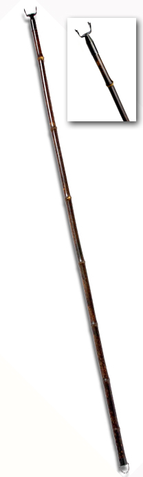 矢筈 （黒竹・両口）100cm 掛け軸関連商品 - 掛け軸（掛軸）販売通販