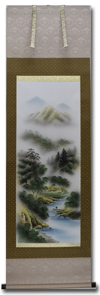 即納品 】【30％OFF】彩色山水 玉峰 （尺五）送料無料! 彩色山水