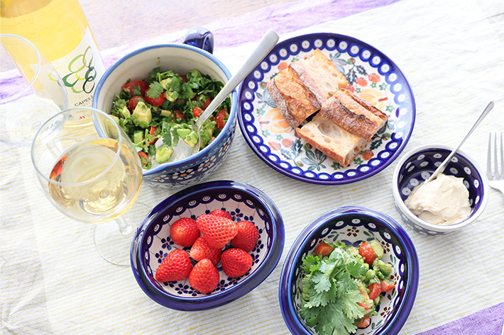 キッチンボウル0.7Lポーリッシュポタリー(ポーランド食器)