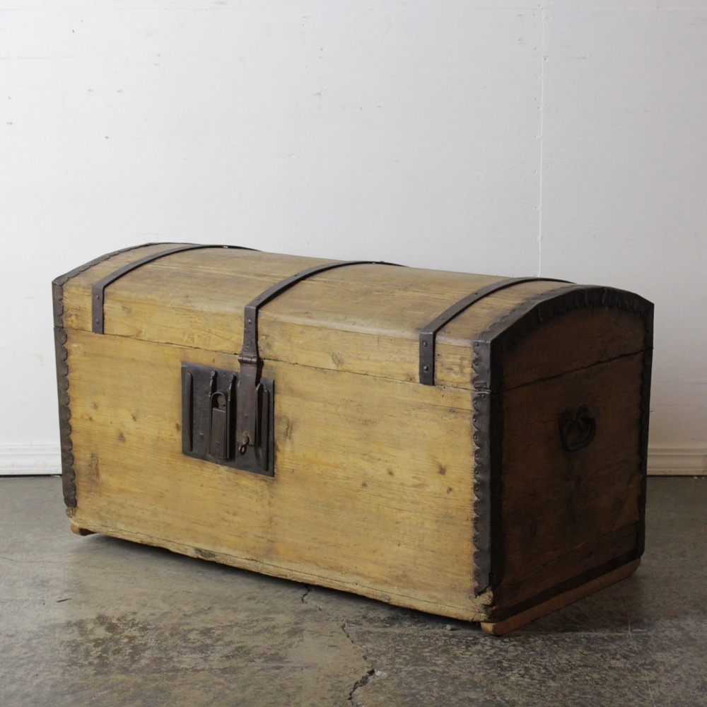 イギリス アンティーク オールドパイン ブランケットボックス | キヤ