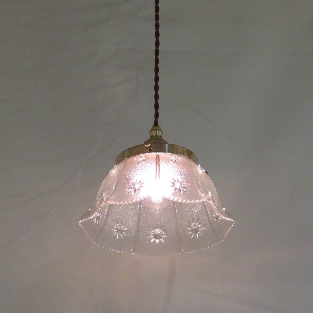 アメリカ アンティーク ガラスシェード ペンダントランプ | キヤ